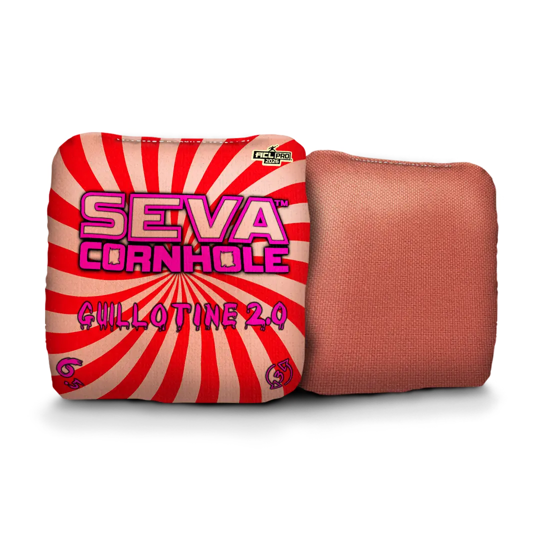 Swirl Blacklight GLO Cornhole Bags Guillotine 2.0 ACL Pro Stamped