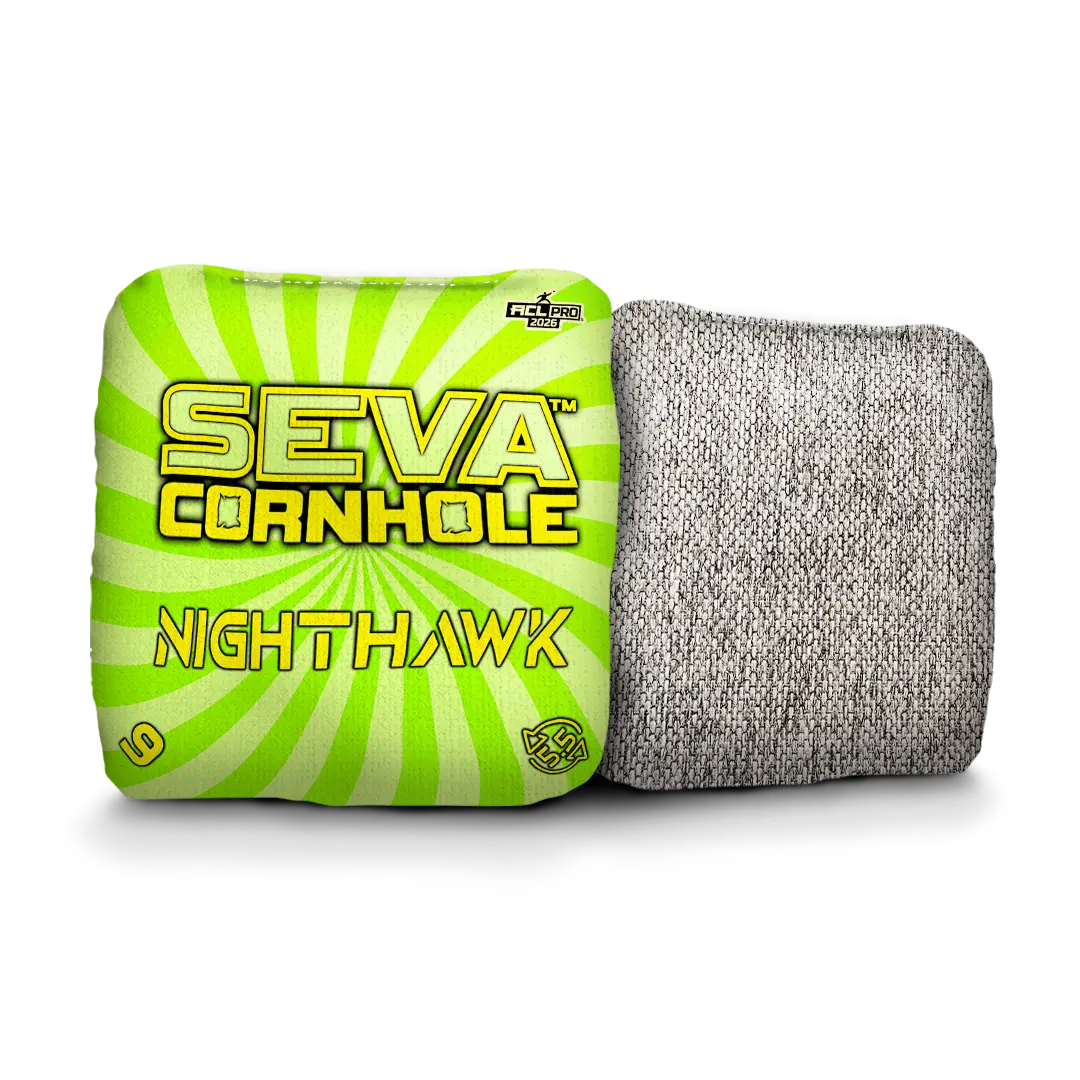Swirl Blacklight GLO Cornhole Bags NightHawk ACL Pro Stamped