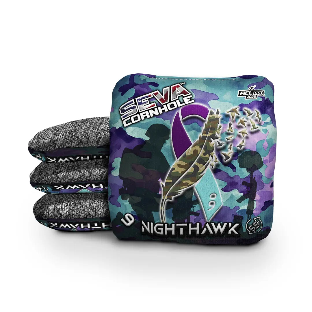 Veteran Suicide Awareness Special Edition - Set of 4 Cornhole bags