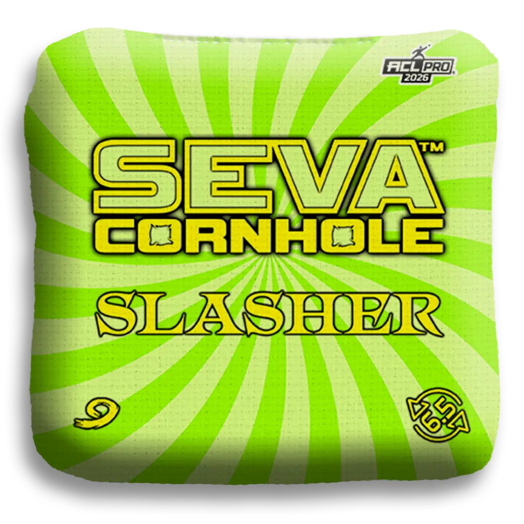 Swirl Blacklight GLO Cornhole Bags Slasher ACL Pro Stamped