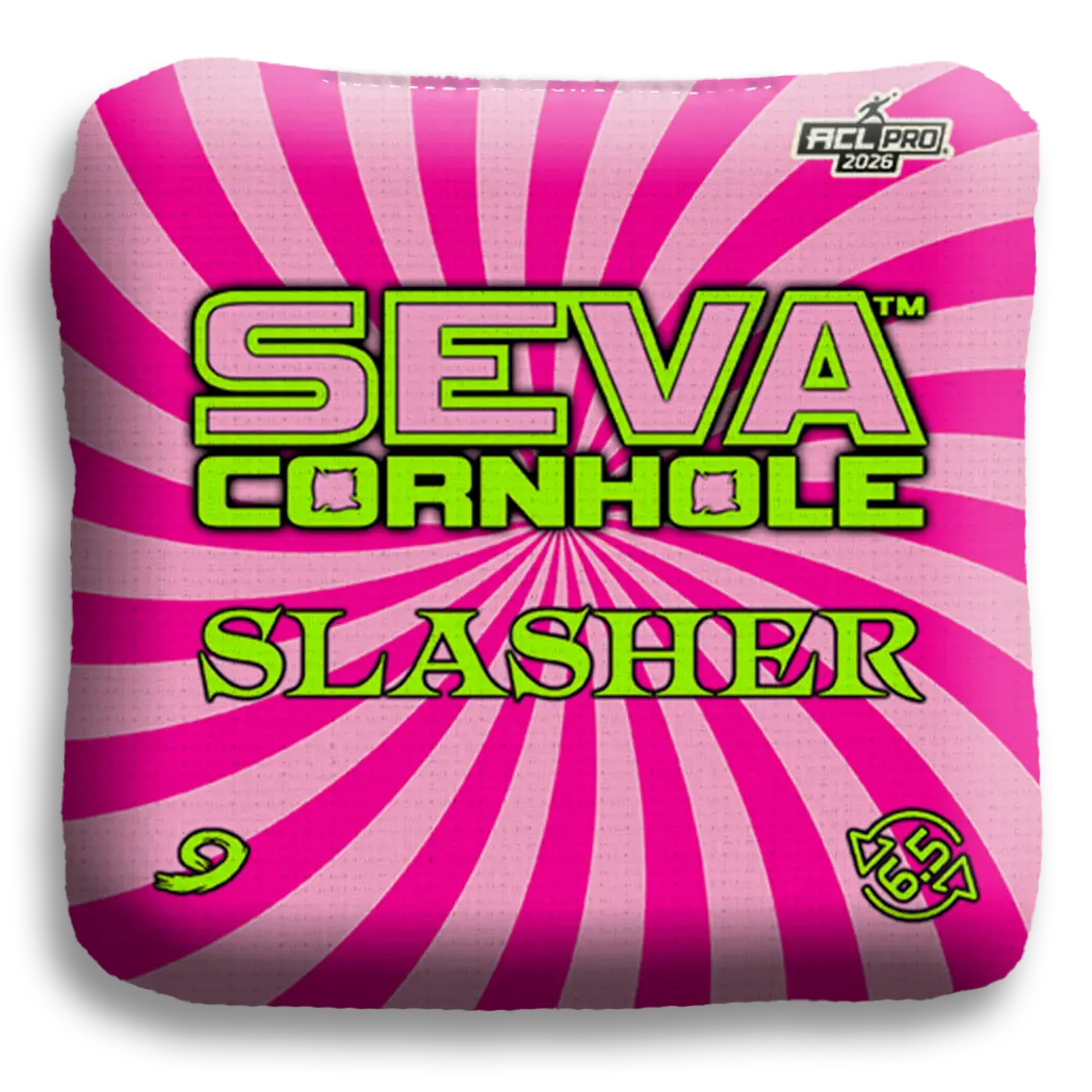 Swirl Blacklight GLO Cornhole Bags Slasher ACL Pro Stamped