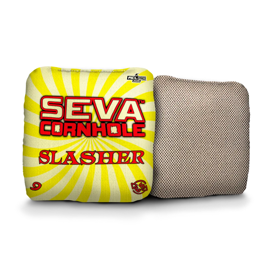 Swirl Blacklight GLO Cornhole Bags Slasher ACL Pro Stamped