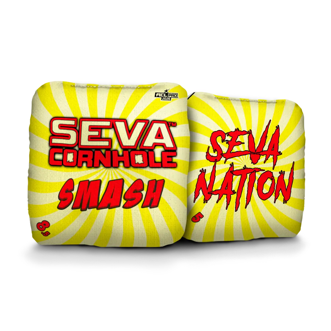 Swirl Blacklight GLO Cornhole Bags Smash ACL Pro Stamped