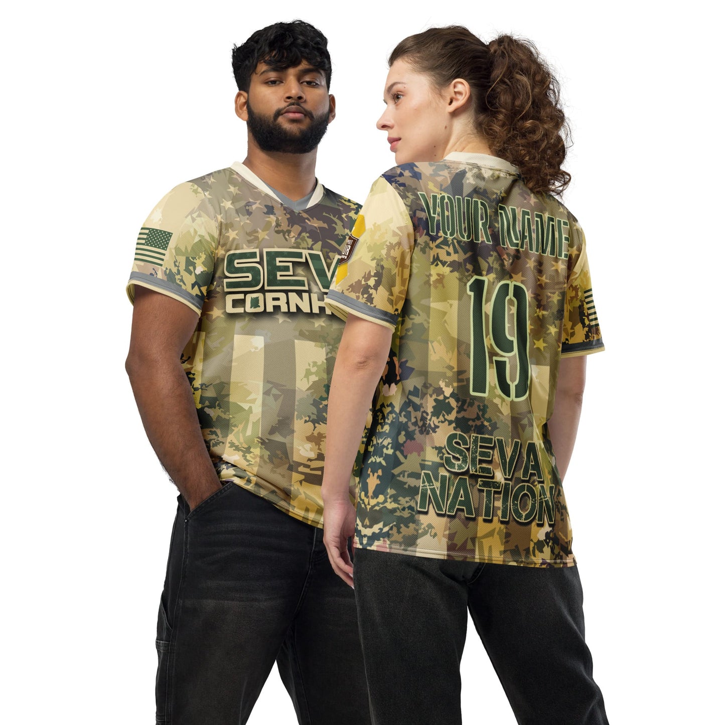 Personalized Camo SEVA Jersey