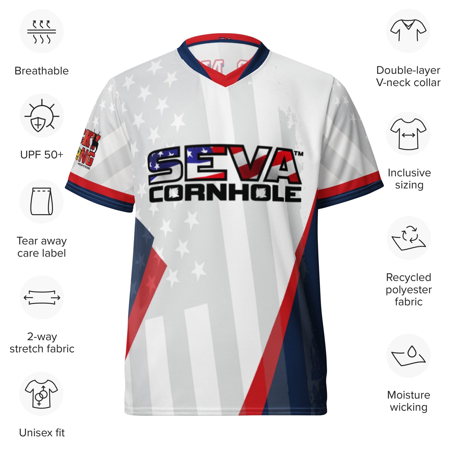 Personalized SEVA USA "Rocky" Jersey