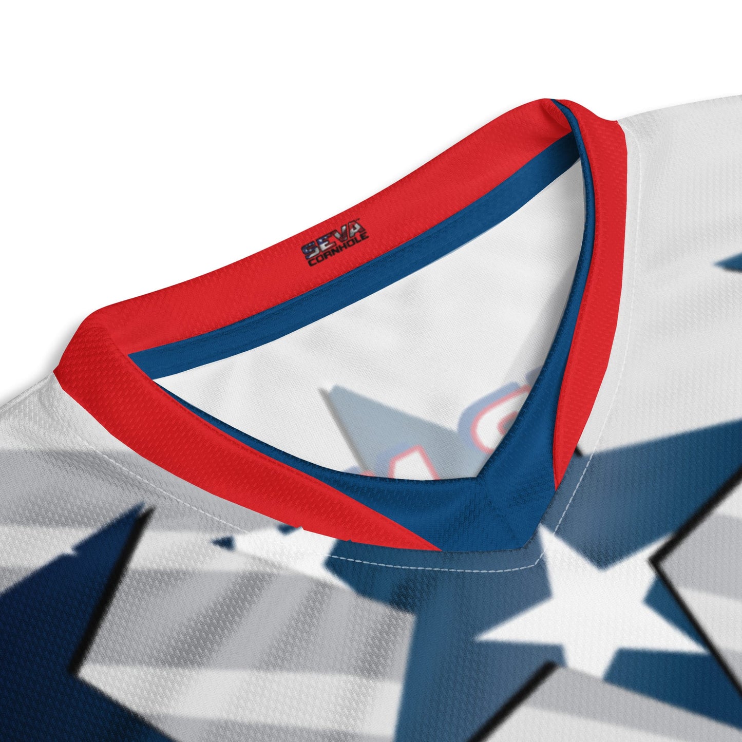 Personalized SEVA NATION White Stars Jersey