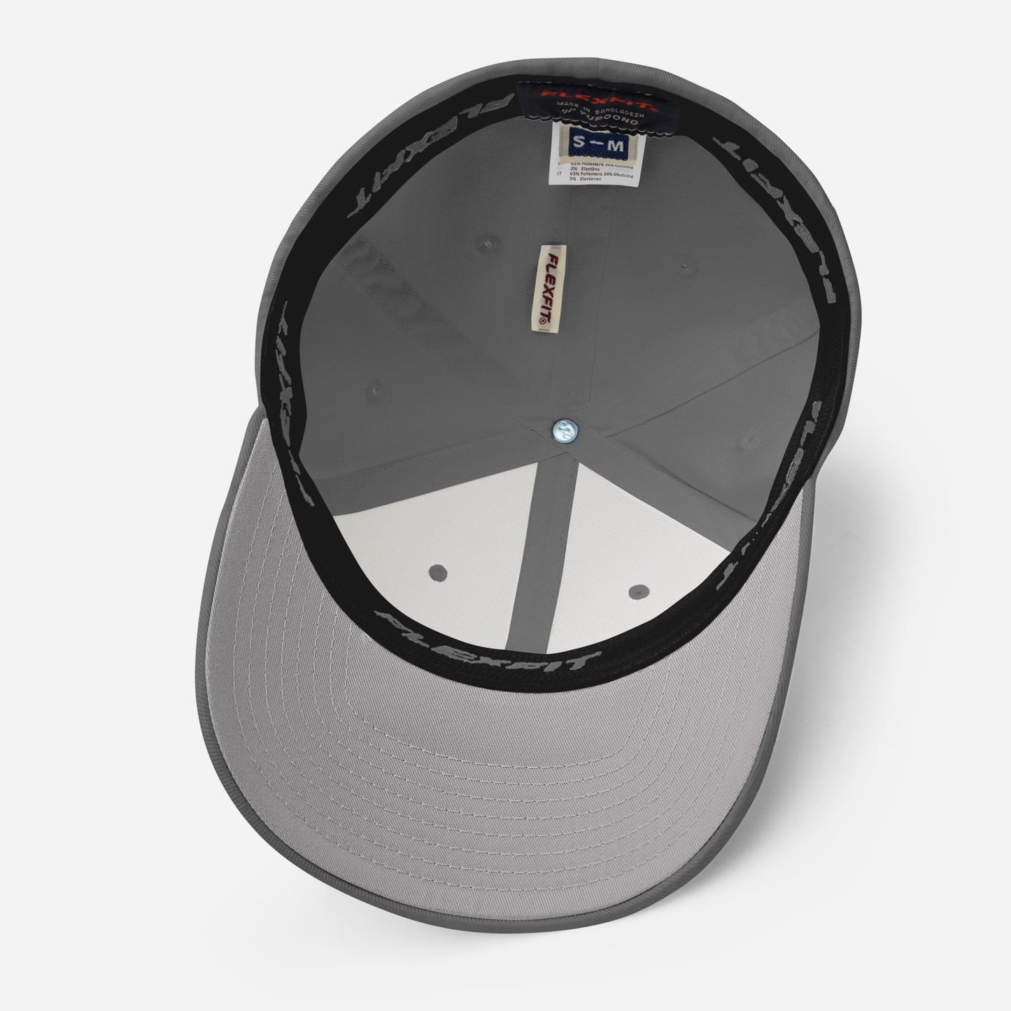Light Logo Flex-Fit Structured Twill Cap