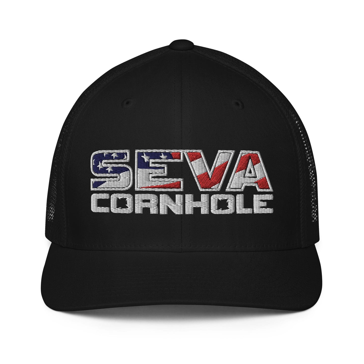 Light Logo Flex-Fit trucker cap