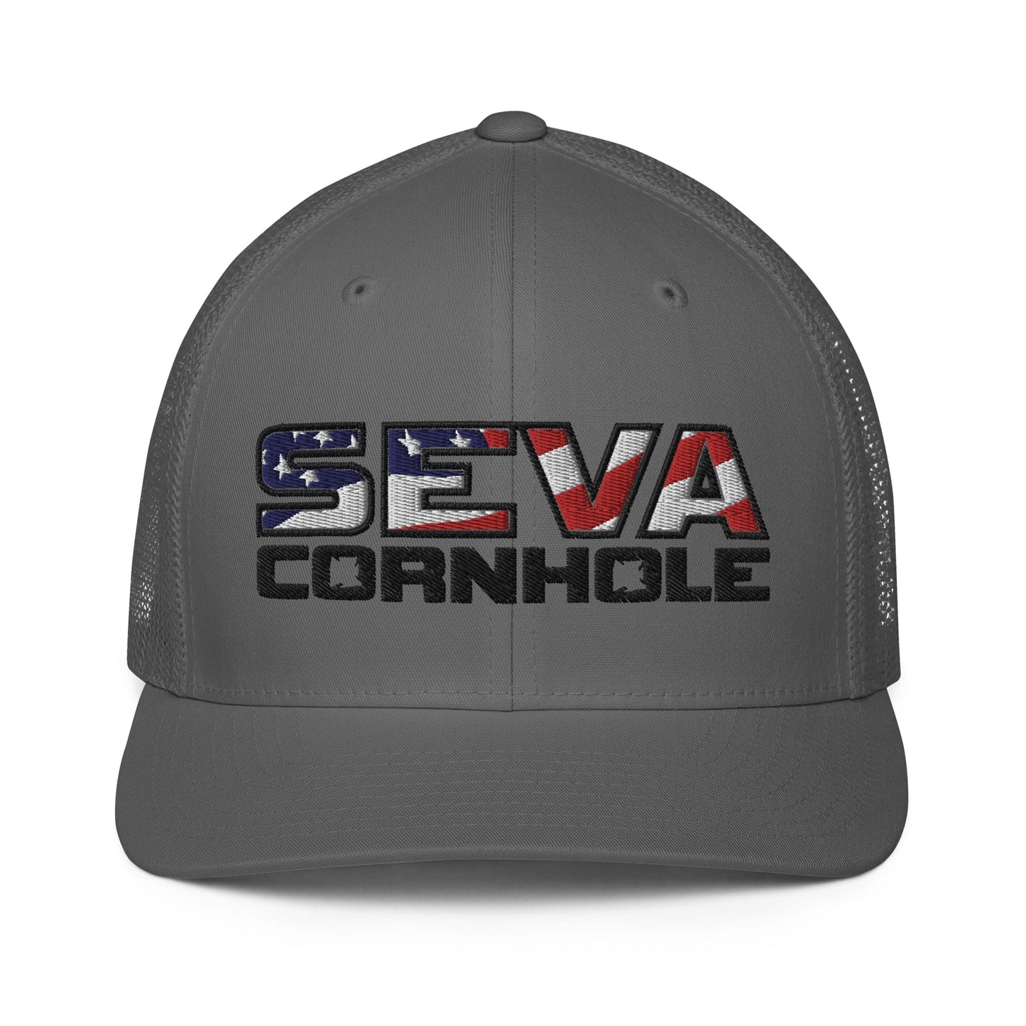 Dark Logo Flex-Fit trucker cap