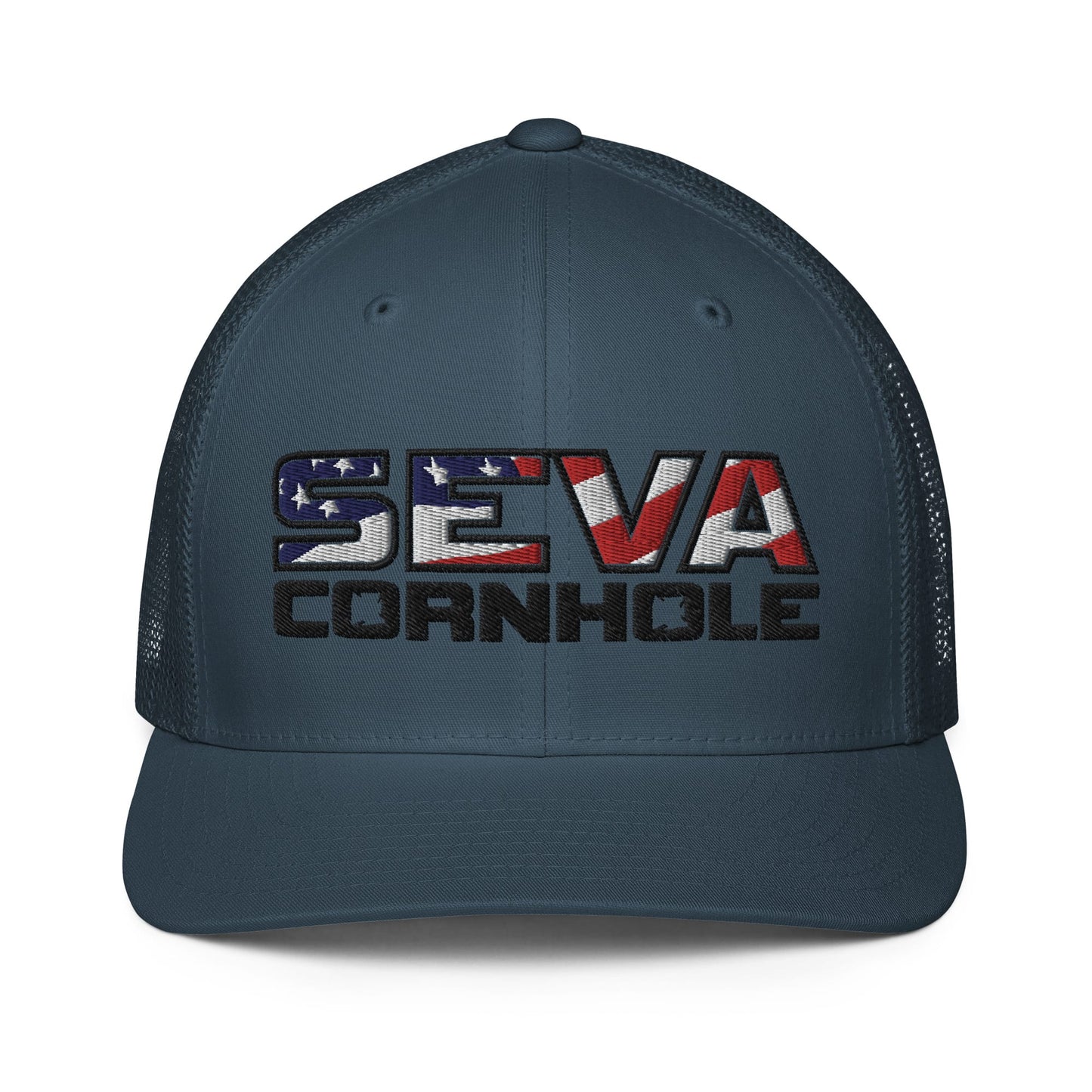 Dark Logo Flex-Fit trucker cap