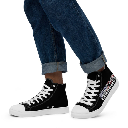 SEVA Cornhole Men’s high top canvas shoes