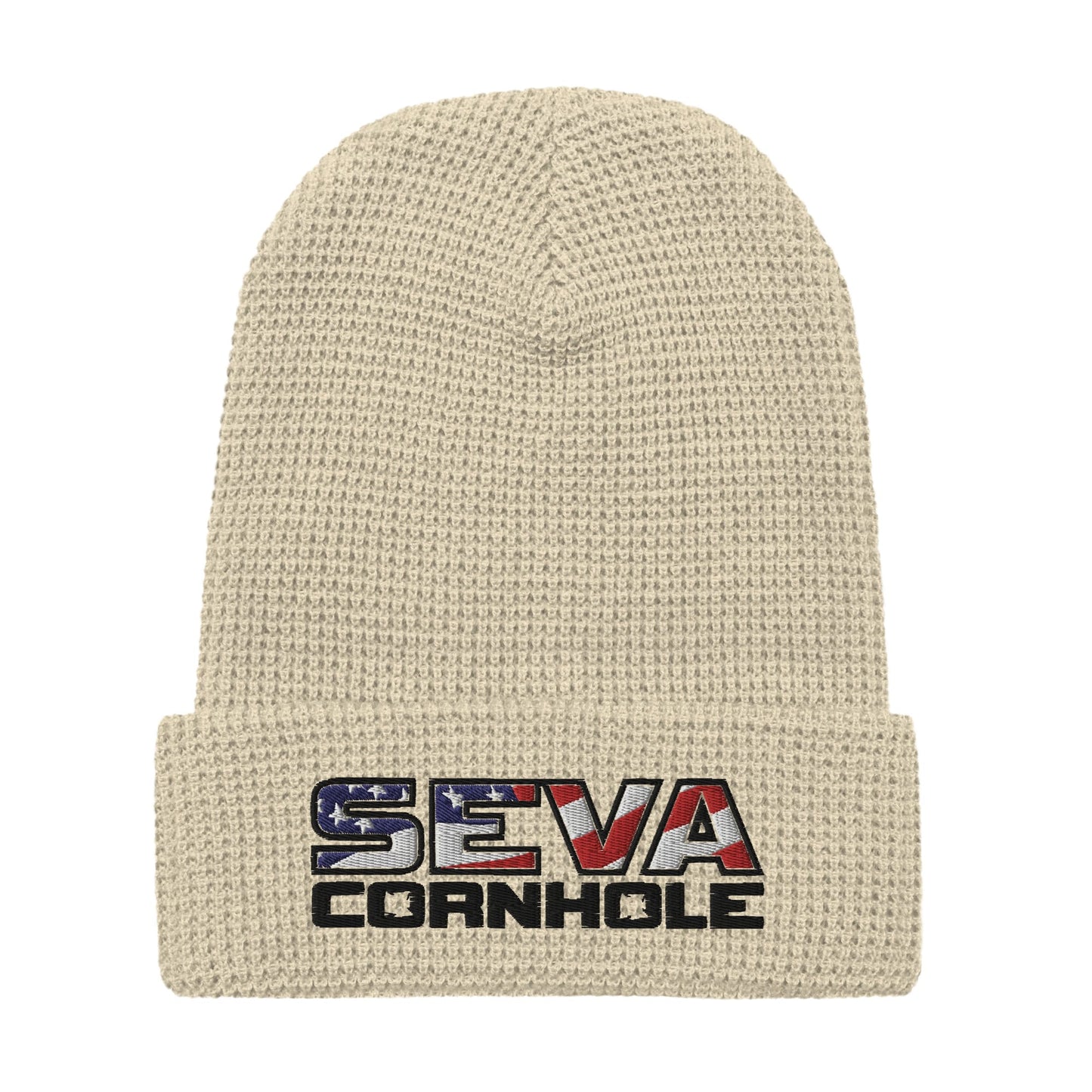 Dark Logo Waffle beanie