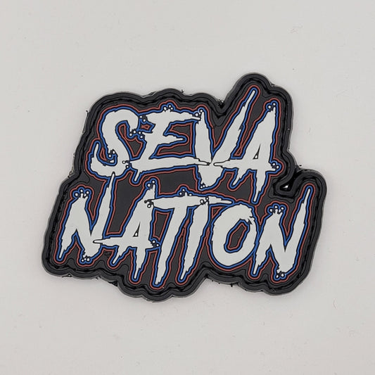 Glow In The Dark SEVA Nation Cornhole Velcro Patch