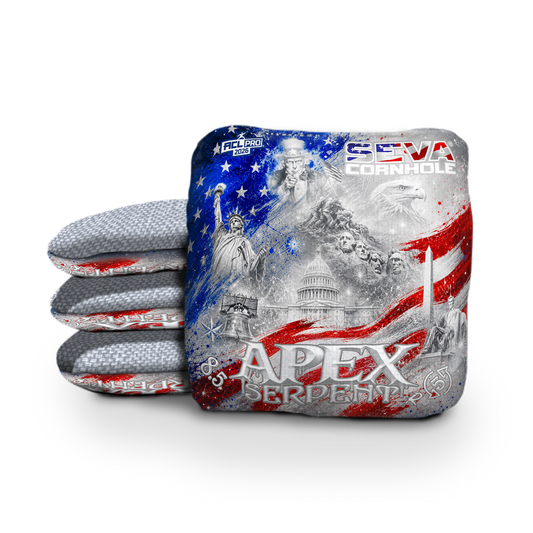 USA250 Edition SEVA Cornhole Cornhole Bags – Set of 4