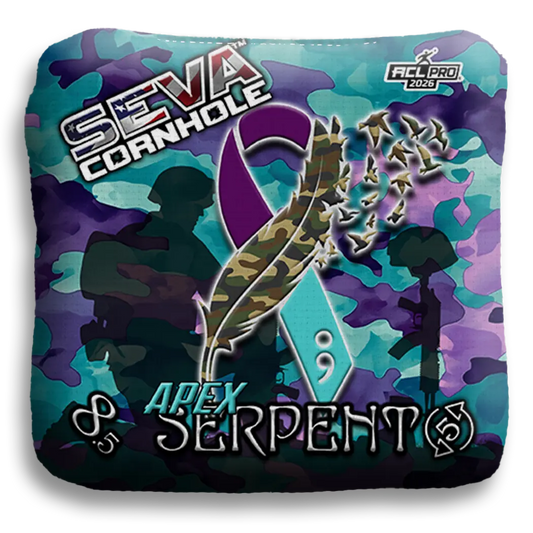 Veteran Suicide Awareness Special Edition - Set of 4 Cornhole bags