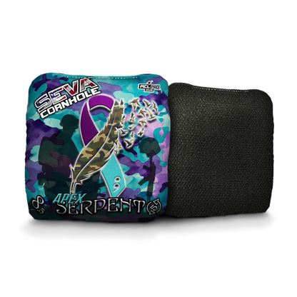 Veteran Suicide Awareness Special Edition - Set of 4 Cornhole bags