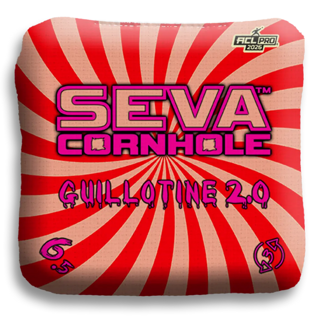 Swirl Blacklight GLO Cornhole Bags Guillotine 2.0 ACL Pro Stamped