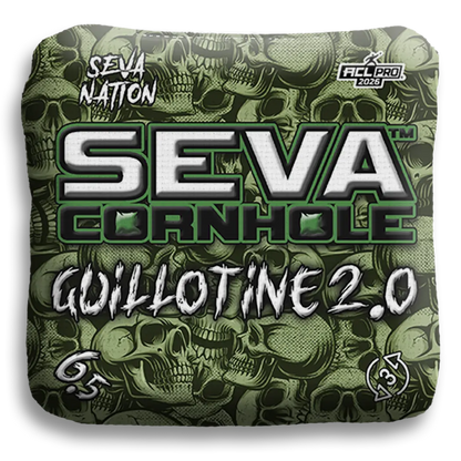 Guillotine 2.0 - Skulls - Set of 4 Cornhole Bags