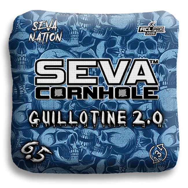 Guillotine 2.0 - Skulls - Set of 4 Cornhole Bags