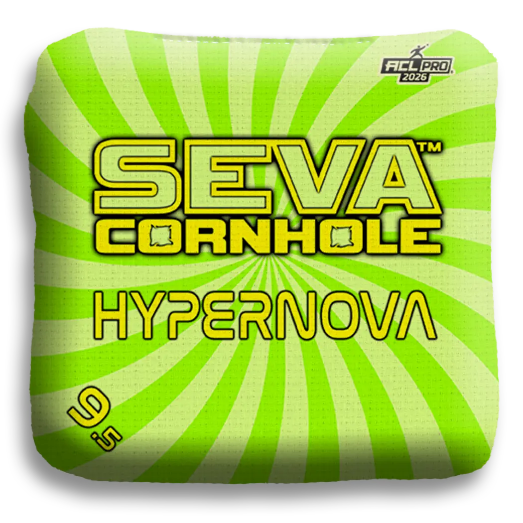 Swirl Blacklight GLO Cornhole Bags Hypernova ACL Pro Stamped