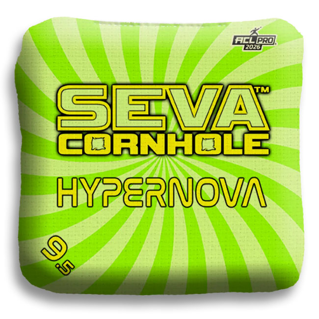 Swirl Blacklight GLO Cornhole Bags Hypernova ACL Pro Stamped
