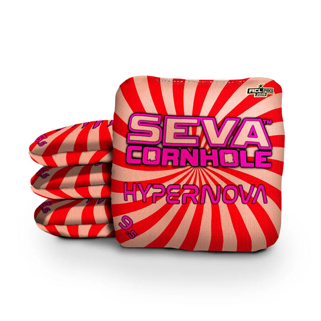 Swirl Blacklight GLO Cornhole Bags Hypernova ACL Pro Stamped