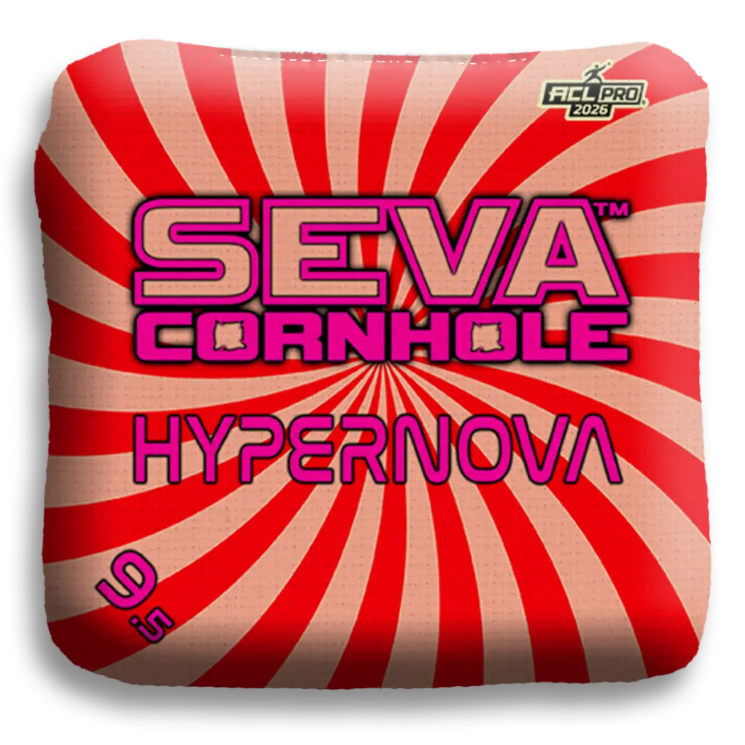 Swirl Blacklight GLO Cornhole Bags Hypernova ACL Pro Stamped