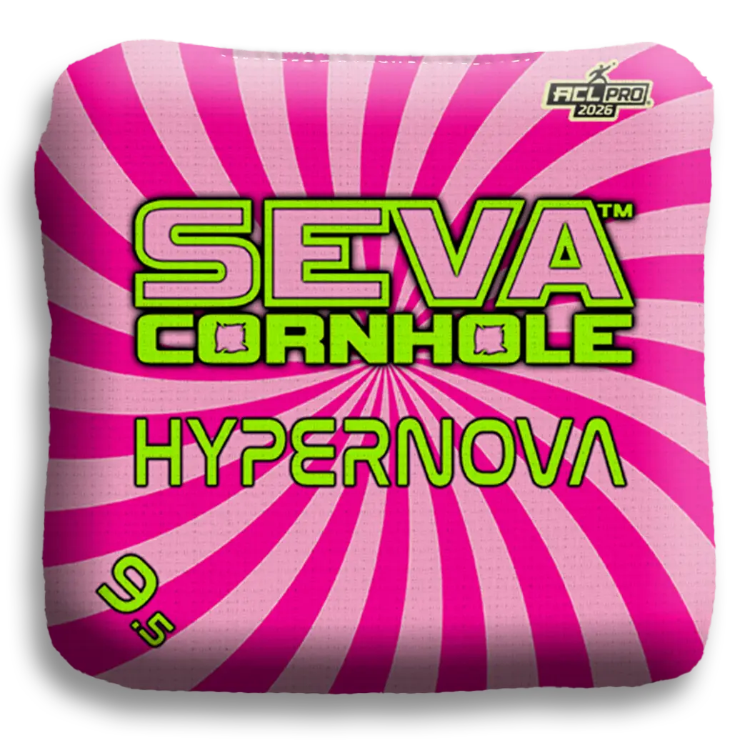 Swirl Blacklight GLO Cornhole Bags Hypernova ACL Pro Stamped