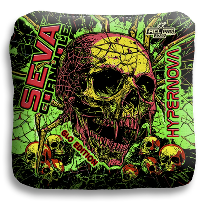 Halloween Special GLO Edition - Set of 4 Cornhole bags