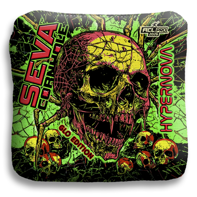 Halloween Special GLO Edition - Set of 4 Cornhole bags