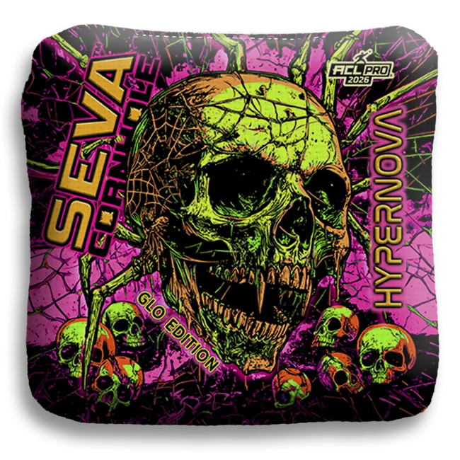 Halloween Special GLO Edition - Set of 4 Cornhole bags