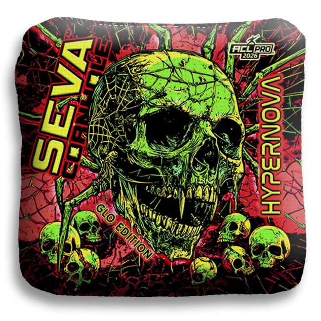 Halloween Special GLO Edition - Set of 4 Cornhole bags