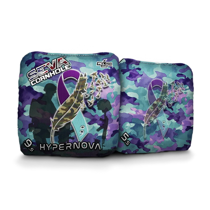 Veteran Suicide Awareness Special Edition - Set of 4 Cornhole bags