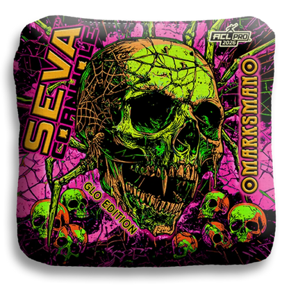 Halloween Special GLO Edition - Set of 4 Cornhole bags