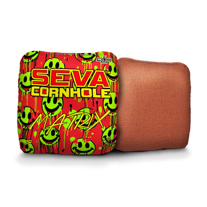 Smiley Blacklight GLO Cornhole Bags Matrix ACL Pro Stamped