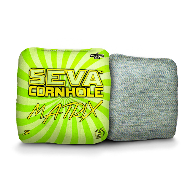 Swirl Blacklight GLO Cornhole Bags Matrix ACL Pro Stamped