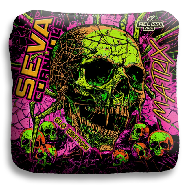 Halloween Special GLO Edition - Set of 4 Cornhole bags