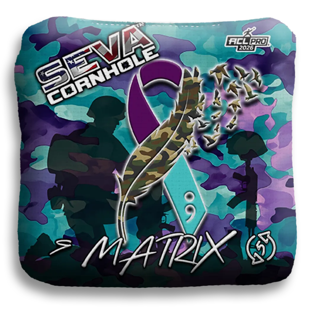 Veteran Suicide Awareness Special Edition - Set of 4 Cornhole bags
