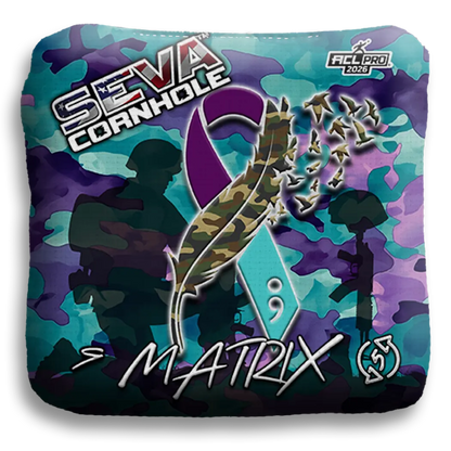 Veteran Suicide Awareness Special Edition - Set of 4 Cornhole bags