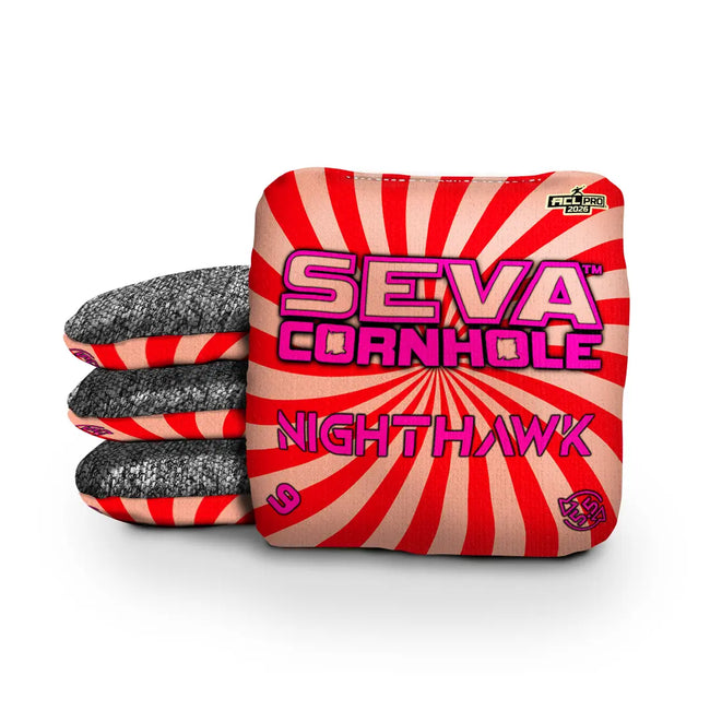 Swirl Blacklight GLO Cornhole Bags NightHawk ACL Pro Stamped