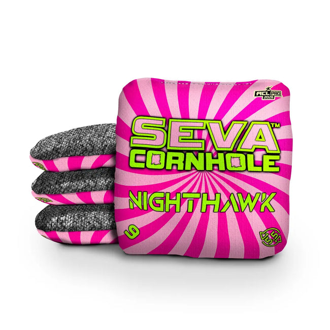 Swirl Blacklight GLO Cornhole Bags NightHawk ACL Pro Stamped