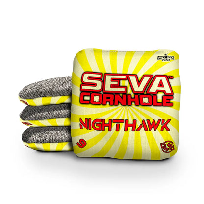 Swirl Blacklight GLO Cornhole Bags NightHawk ACL Pro Stamped