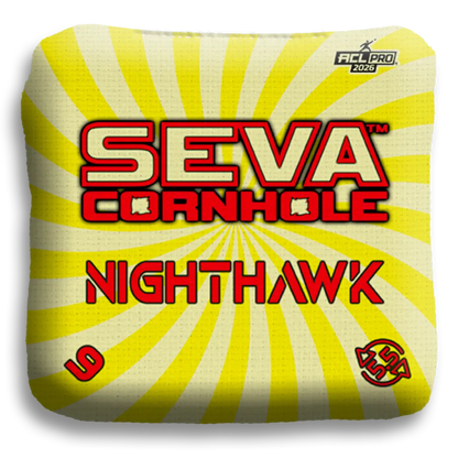 Swirl Blacklight GLO Cornhole Bags NightHawk ACL Pro Stamped