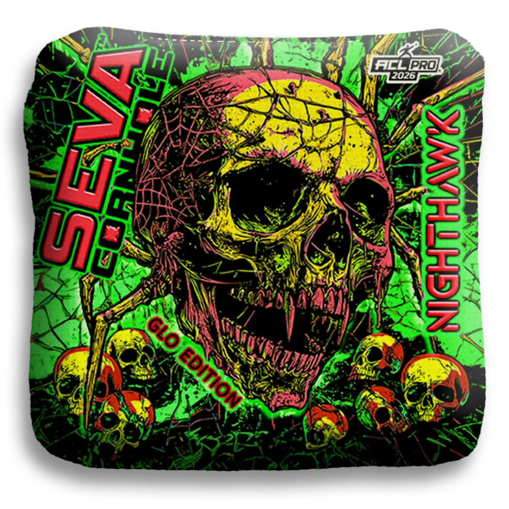 SEVA Cornhole “GLO” | Blacklight Reactive ACL Bags SEVA Cornhole “GLO” | Blacklight Reactive ACL Bags
