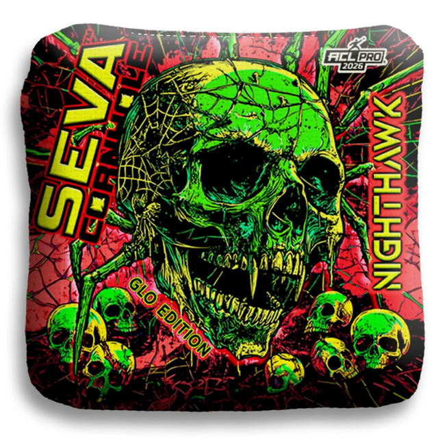 Halloween Special GLO Edition - Set of 4 Cornhole bags