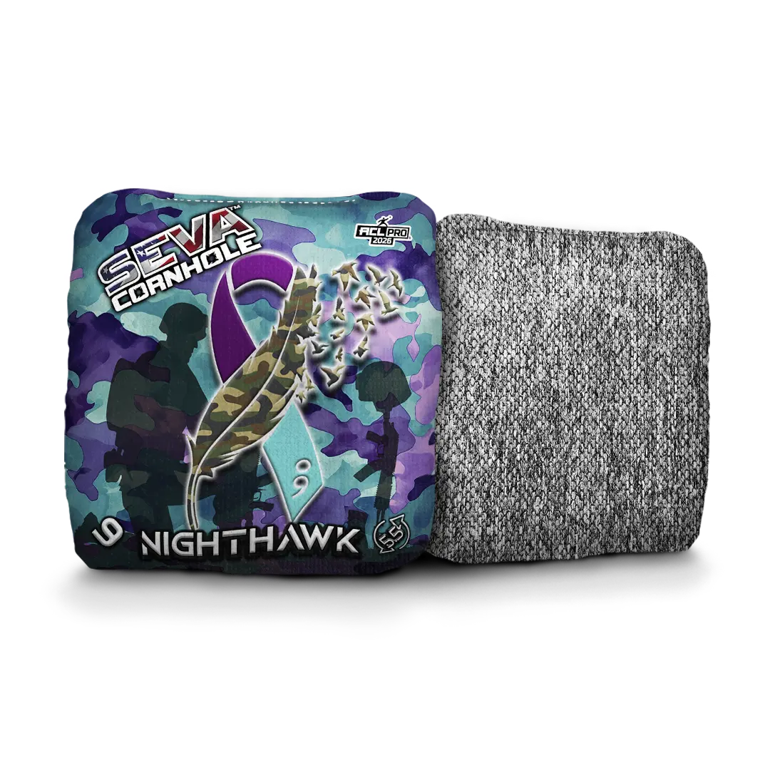 Veteran Suicide Awareness Special Edition - Set of 4 Cornhole bags