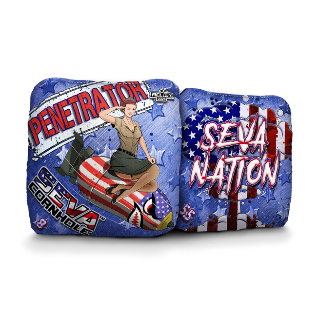 Penetrator - USA Salute - Set of 4 Cornhole Bags