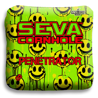 Smiley Blacklight GLO Cornhole Bags Penetrator ACL Pro Stamped
