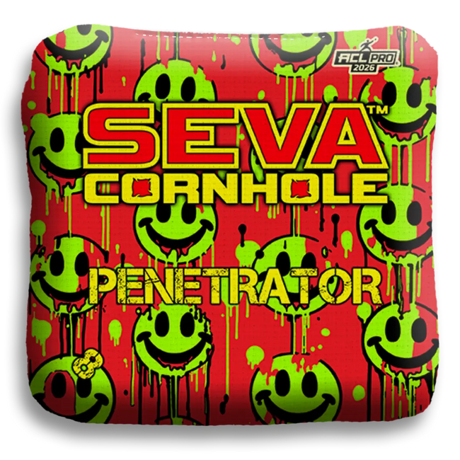 Smiley Blacklight GLO Cornhole Bags Penetrator ACL Pro Stamped