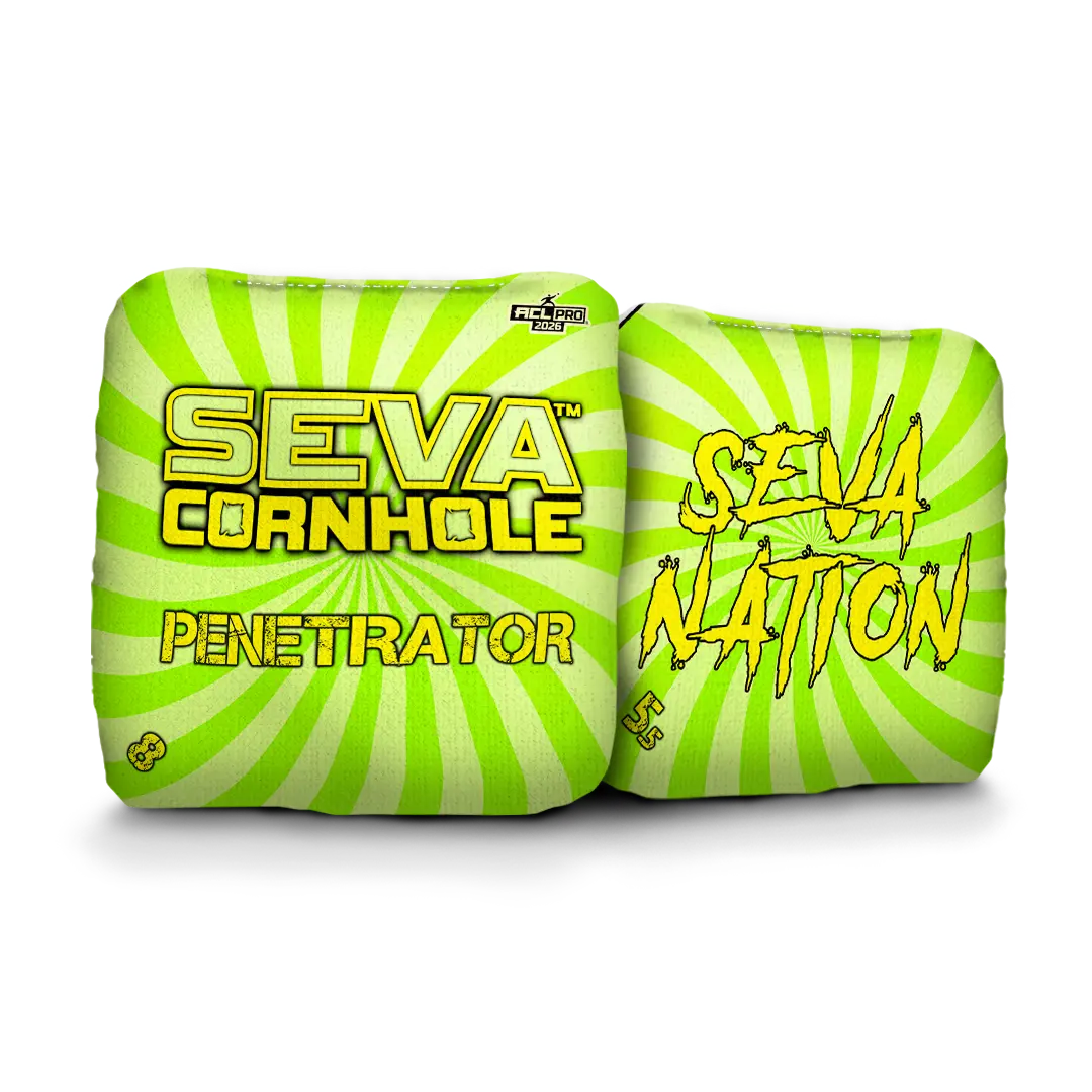 Swirl Blacklight GLO Cornhole Bags Penetrator ACL Pro Stamped